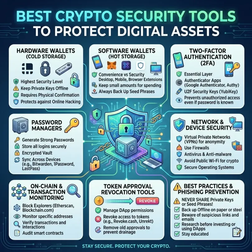 Best Crypto Security Tools to Protect Digital Assets